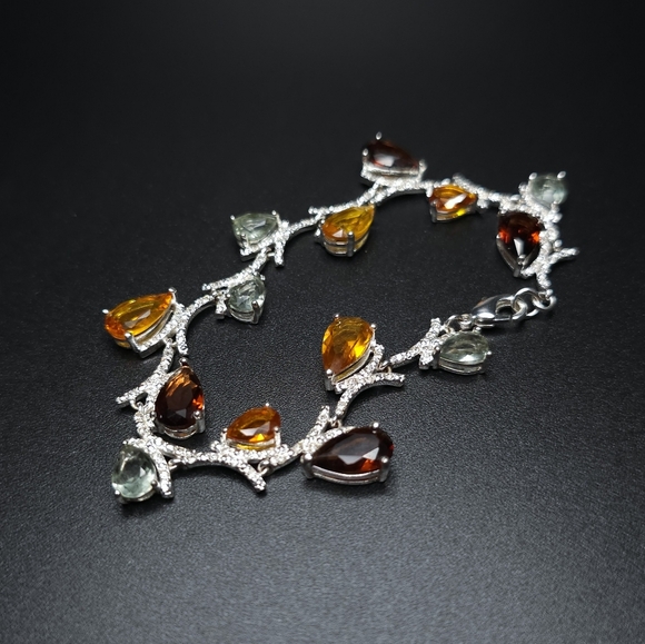 Vintage Nataliya V Collister multi crystal bracelet. NVC - Picture 5 of 10